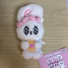 エスターバニー ふんわりワンピースマスコット　白