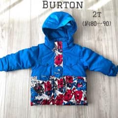 美品Burton 子供用スノーボードウェア 2Tバートン80〜90 スキーウェア