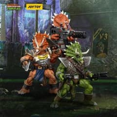 JOYTOY タートルズ TMNT フィギュア ゾラックス ゾーク トリケラトン