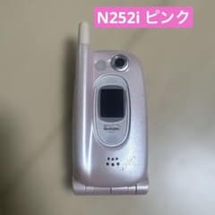 レア✨　N252i ピンク 折りたたみ式携帯電話　ジャンクのサムネイル