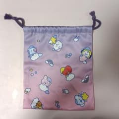 BT21 UNIVERSTAR Drawstring Pouch Goodnight BTS