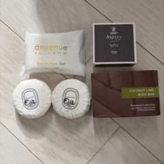 【新品未使用】高級ホテル アメニティ 石鹸5点セット diptyqueのサムネイル