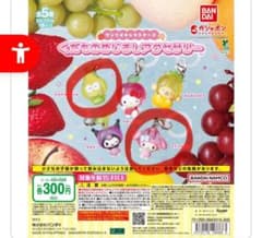 【新品・未使用】サンリオ　くだものめじるしアクセサリー 2種セット