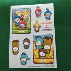 HELLO KITTY クイズ！ヘキサゴンII ステッカー シールのサムネイル
