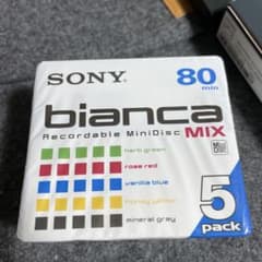 SONY bianca 80分 MD 5パックのサムネイル