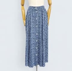 3点¥10,000 ビンテージ 古着卸 レトロ USA製 花柄 ロングスカート