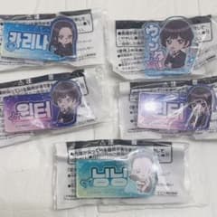 aespa エスパ おなまえ アクリルバッジ ウィンター 5点セット ナムコ