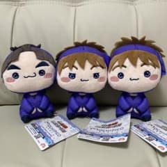 五年ろ組 竹谷八左ヱ門 鉢屋三郎 不破雷蔵 ナンジャタウン ほわぬい 竹谷八左ヱ門 鉢屋三郎 不破雷蔵 忍たま乱太郎 もちぴこぬいぐるみ 第