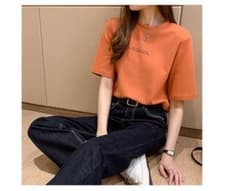 ⭐新品⭐　Tシャツ　オレンジ　Mのサムネイル