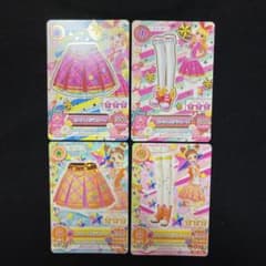 アイカツ！ トルテカード4枚セット まとめ売りのサムネイル