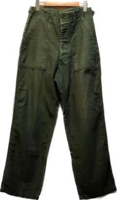 50's US ARMY" baker pants cotton satinのサムネイル