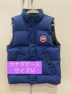 カナダグース CANADAGOOSE 青ブルーダウンベスト Mサイズ 10-12 - メルカリ