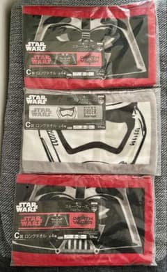 1장 추가! 신품 미개봉 스타워즈 STAR WARS 롱 타월 3장 세트