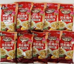 グランデリ 100%国産鶏肉 ほぐし 総合栄養食65g×4袋入 10袋のサムネイル