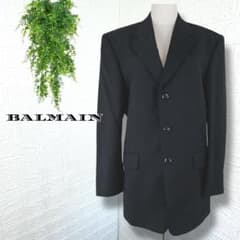 5168【BALMAIN】テーラードジャケット スーツ オフィス ブラック