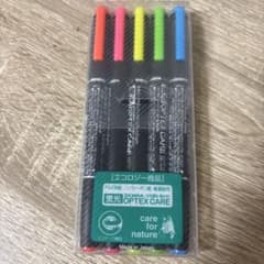 ZEBRA OPTEX CARE 蛍光ペン 5色セットのサムネイル