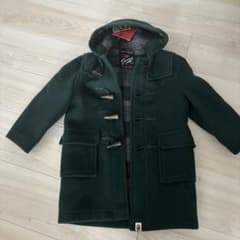 エイプダッフルコート　グリーン　子供服のサムネイル