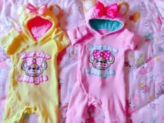 マフィー ちゃんなりきりロンパース★黄色のサムネイル