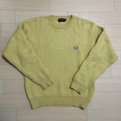 FRED PERRY イエロー ニット Lのサムネイル
