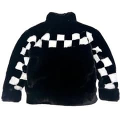 m*n様 ✨希少✨ DankeSchon ダンケシェーン チェッカーファーブルゾ ✨希少✨ DankeSchon ダンケシェーン チェッカーファーブルゾン 黒