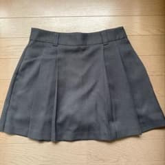 GU プリーツミニスカート グレー Sサイズのサムネイル