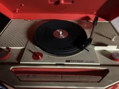 National SF-345 ポータブルレコードプレーヤー 昭和レトロ - メルカリ
