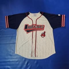 90sSTARTER インディアンスベースボールシャツ サイズL - メルカリ