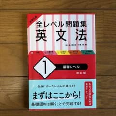 大学入試 全レベル問題集 英文法 1 基礎レベルのサムネイル