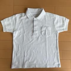 キッズ　半袖 ポロシャツ 白　130 西松屋のサムネイル