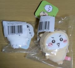 ちいかわだらけくじ ぬいぐるみバッジ マスコット 2点セットのサムネイル