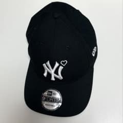 BASICKS × NEWERAコラボキャップ 黒 Black ハートのサムネイル