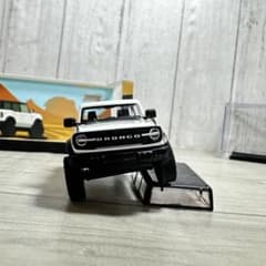 1/64 Ford Bronco ブロンコ　フォード　ホワイト　合金ミニカー 1/64 Ford Bronco ブロンコ フォード ホワイト 合金ミニカー - メルカリ