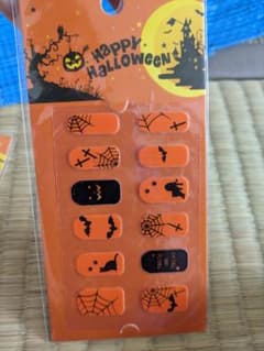 ネイルシール 手 ハロウィンのサムネイル