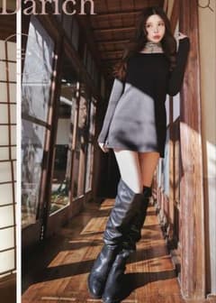 Darich シルエットカットワンピース　Blackのサムネイル