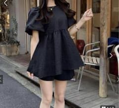 GRL エンボス加工バックリボンチュニック［pp128a］のサムネイル