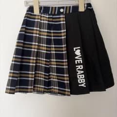 LOVE RABBY チェック柄 プリーツスカートのサムネイル