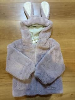 SKAPE うさ耳 ボアジャケット 90cmのサムネイル