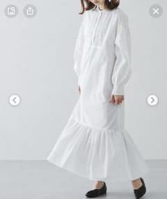 月様専用　acro ロングシャツワンピース　シャツワンピースのサムネイル
