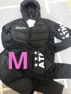 試着のみ　アスレタ 中綿ウォーム　上下セット　セットアップ　サイズ　M 試着のみ アスレタ 中綿ウォーム 上下セット セットアップ サイズ M