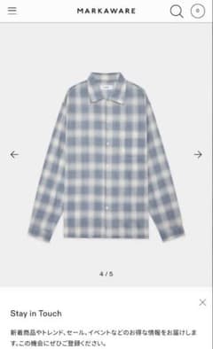 marka 25SS オンブレチェック シャツ 2 | Mercari