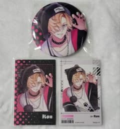 DIABOLIK LOVERS ディアラバ 無神コウ 缶バッジ.ポラカ2枚セット