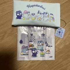 ゾフ　はぴだんぶい　メガネケースとレンズ拭きのサムネイル