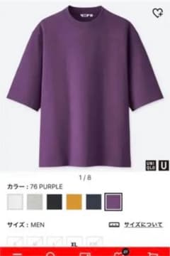 ユニクロUのオーバーサイズハーフスリーブTシャツのサムネイル