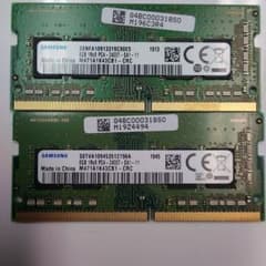 Samsung DDR4 8GB 2400T メモリ 2枚セット管理No300 - メルカリ