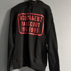 DSQUARED2 BADSCOUT パーカー ブラック サイズL - メルカリ