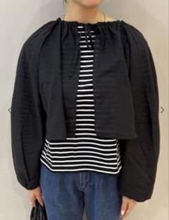 ORCIVAL オーシバル コットンシルク ショートボレロシャツのサムネイル