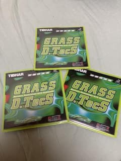 【3枚特価】 TIBHAR GRASS D.TecS ox 卓球ラバー赤　粒高のサムネイル