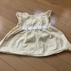 イエロー ギンガムチェック チュニック 120cmのサムネイル