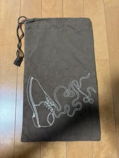 BUTLERS 巾着袋 ブラウン シューズ刺繍のサムネイル
