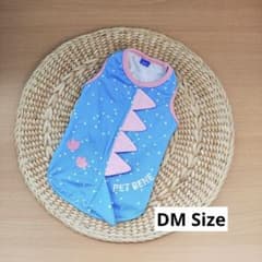 PET BENE 犬用 クールメッシュウェア 恐竜柄 ブルー DMサイズのサムネイル